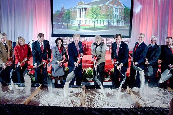 Annette Caldwell Simmons Hall groundbreaking