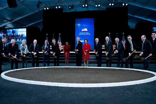 George W. Bush Presidential Center groundbreaking
