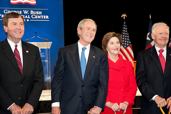 George W. Bush Presidential Center groundbreaking