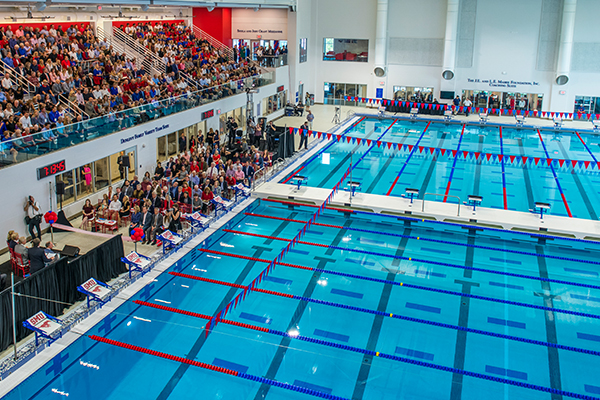 Robson & Lindley Aquatics Center and Barr-McMillion Natatorium opens