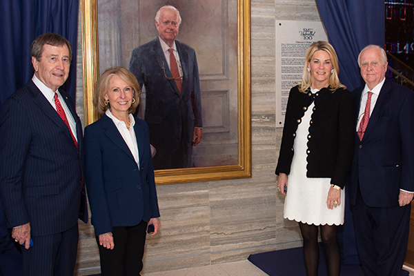 Dedication of Gerald J. Ford Hall for Research and Innovation, an interdisciplinary hub housing SMU Guildhall and other programs