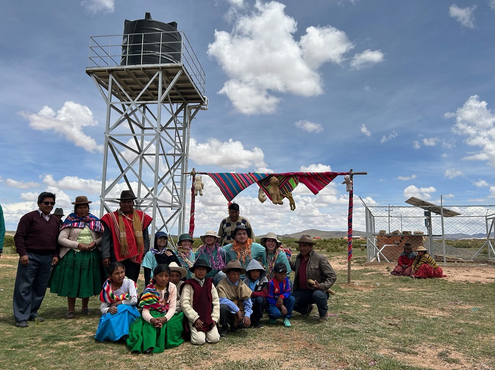 Water system in Bolivia