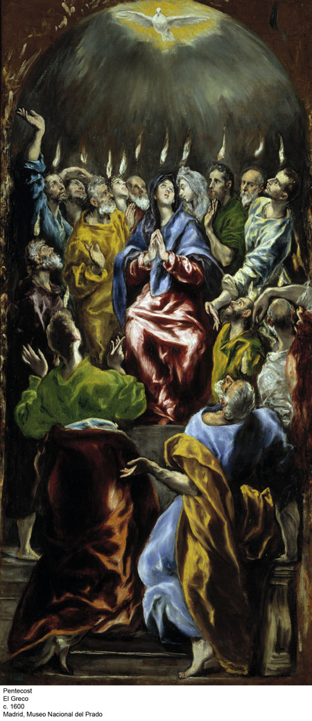 Pentecost by El Greco