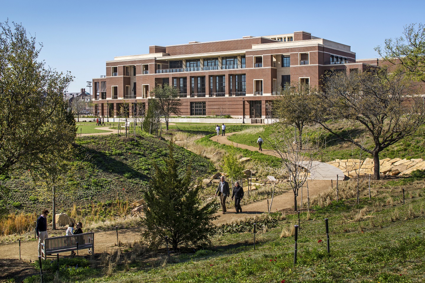 At SMU's Community Day, families can hunt for blooms on a wildflower scavenger hunt, plant wildflower seeds to bring home and enjoy SMU student musical performances at the Native Texas Park at the George W. Bush Presidential Center. 
