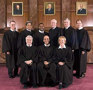 Texas Supreme Court group photo 2008
