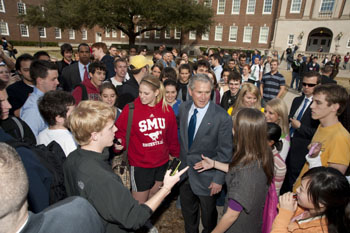 George Bush at SMU on Feb. 24, 2009