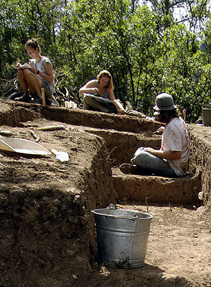 Taos archaeological dig