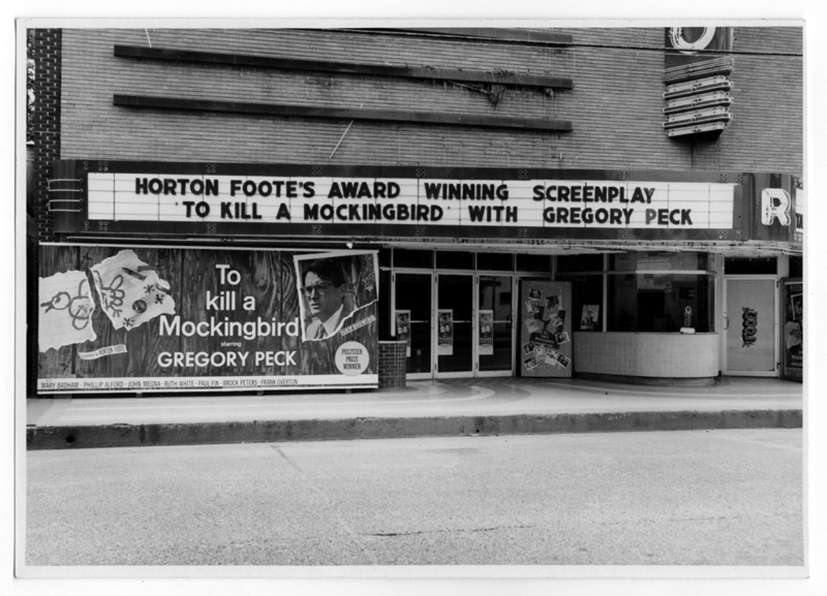 Theater showing 'To Kill A Mockingbird'