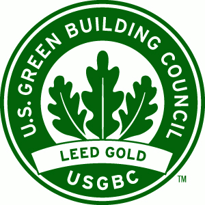 LEED gold certification logo
