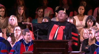 William Tsutsui at SMU's 2010 Convocation