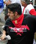 Mickey Saloma of SMU's Lyle Engineering School in Pamplona, Spain.