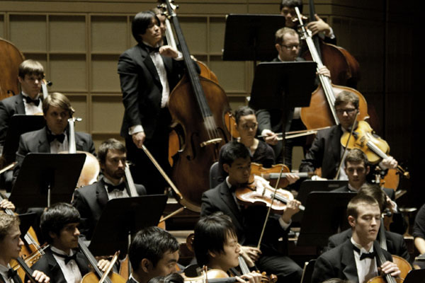 Meadows student musicians perform