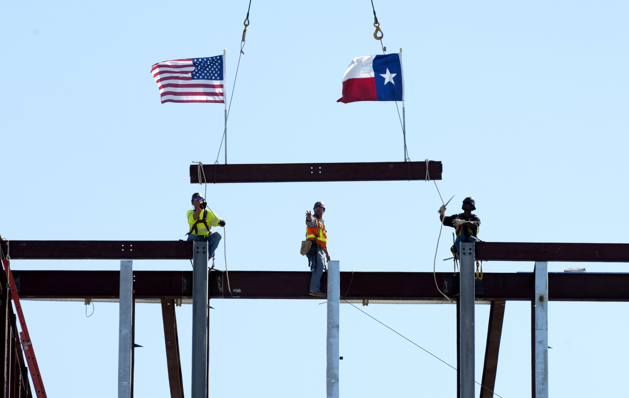 Bush Presidential Center topping out ceremony - photo by Hillsman S. Jackson