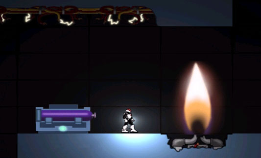 Screen shot of Inertia by Guildhall team