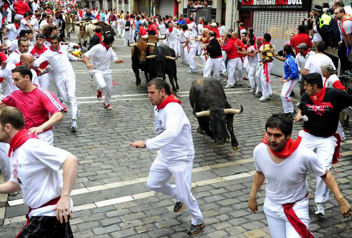 Mickey Saloma of SMU's Lyle Engineering School in Pamplona, Spain.
