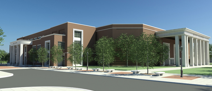 Artist rendering of Moody Coliseum