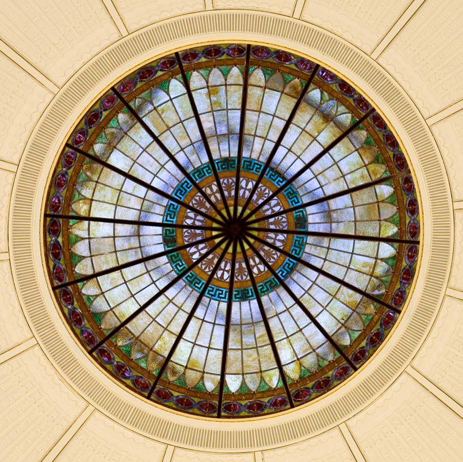 Dallas Hall Rotunda Stained Glass