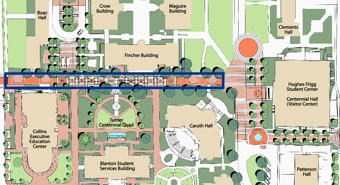 Crane Promenade at SMU