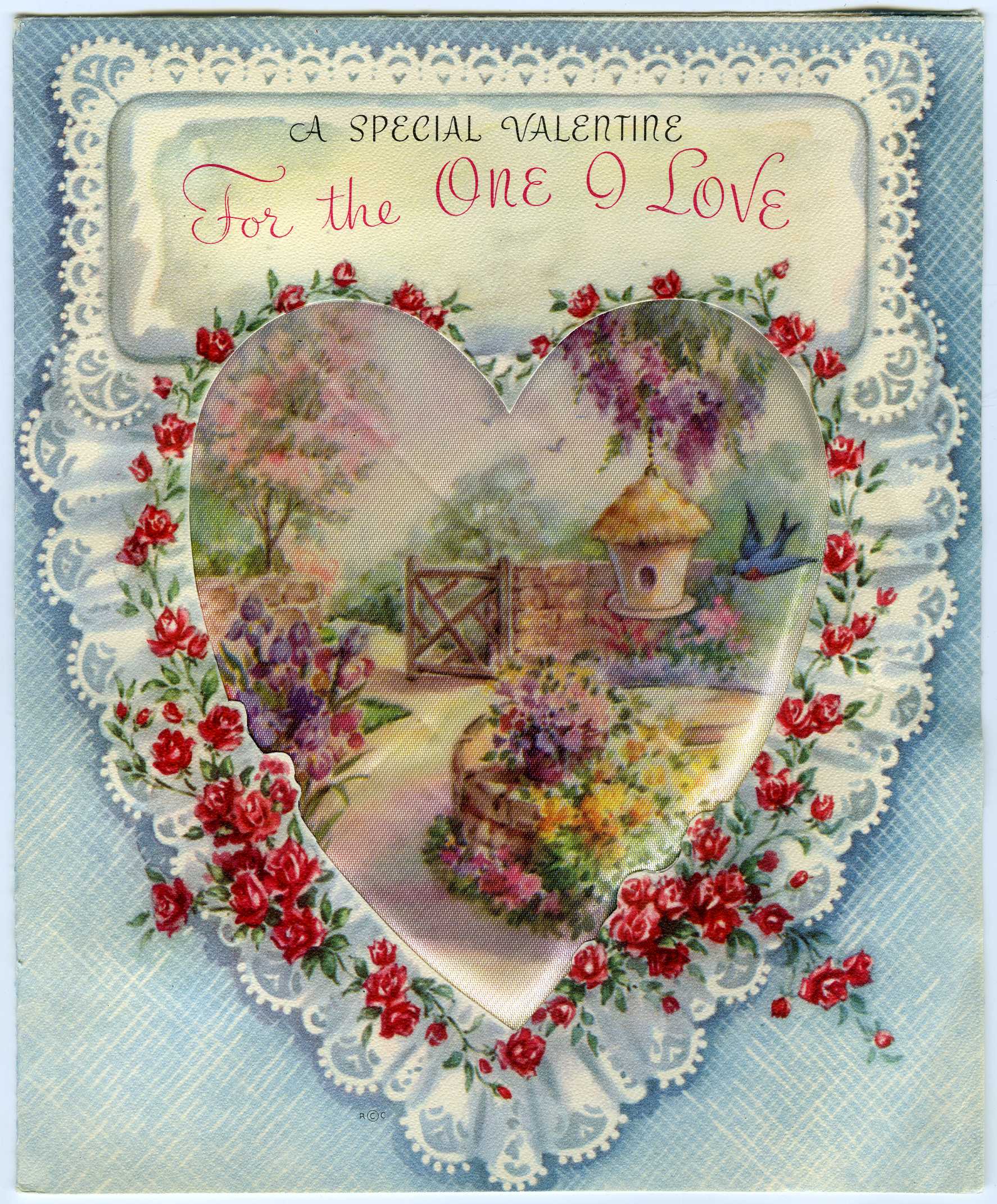 J C Penney Valentine's Day Card to his Wife