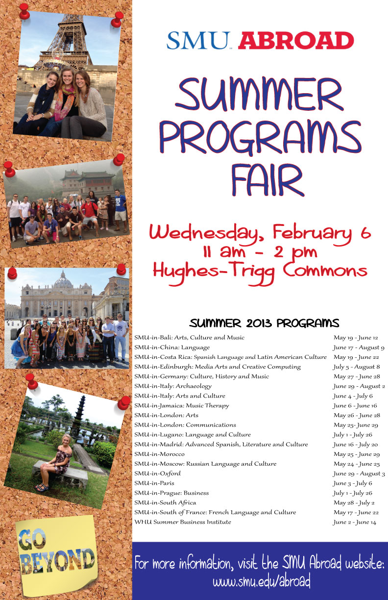 SMU Abroad Poster