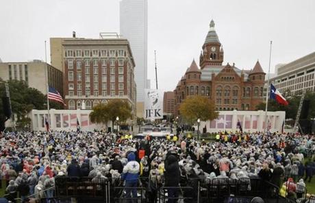 JFK assassination anniversary ceremony in Dallas