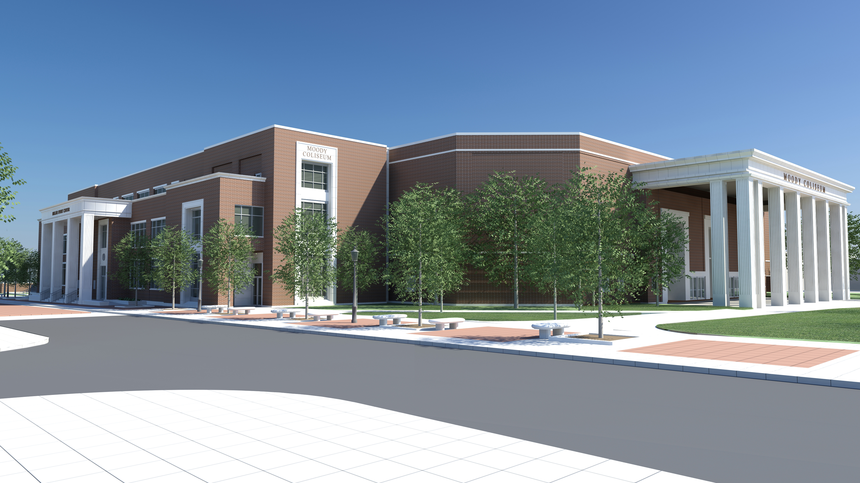 Moody Coliseum rendering