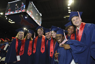 Scene from Commencement 2014