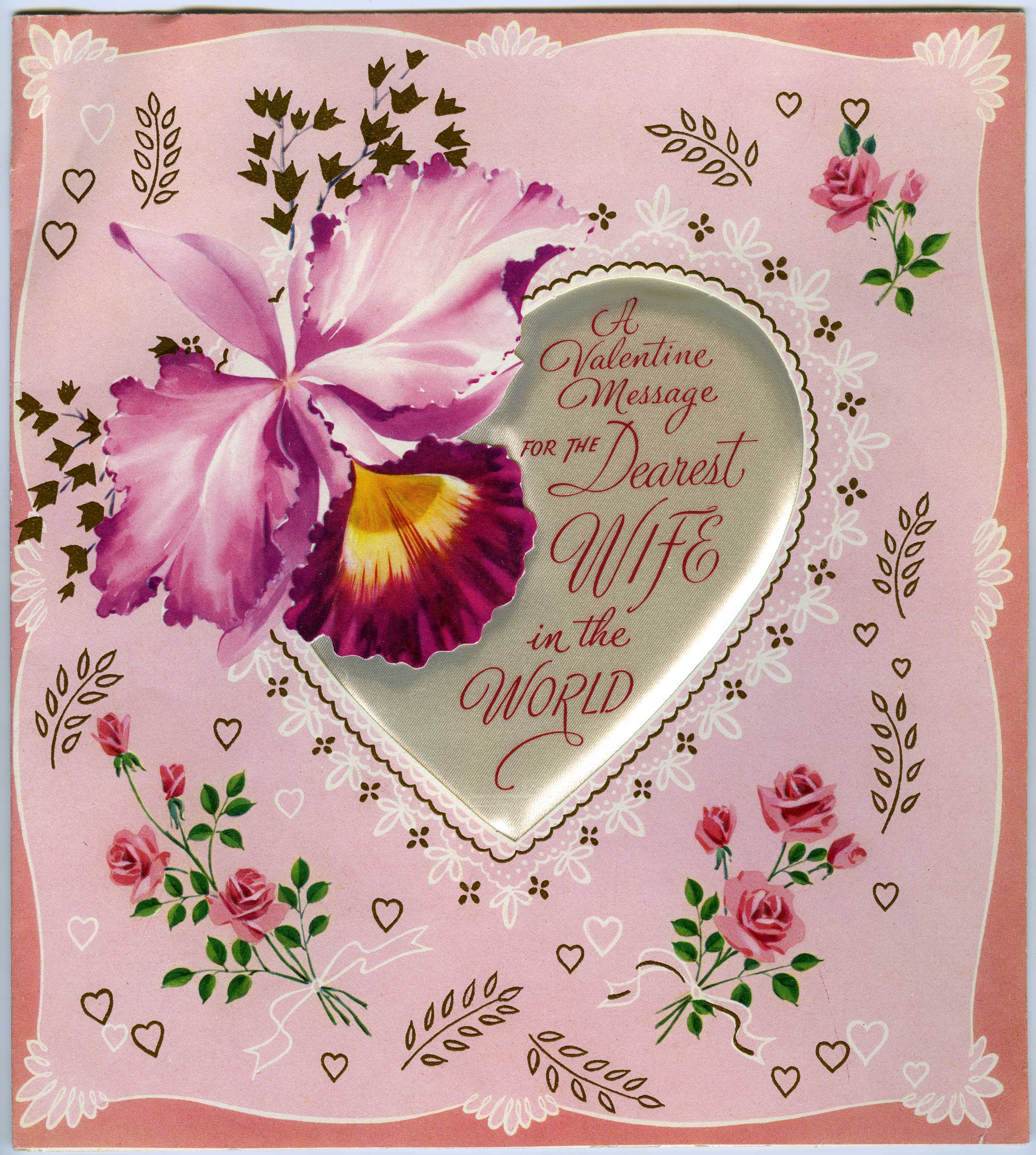 J C Penney Valentine's Day Card to his Wife