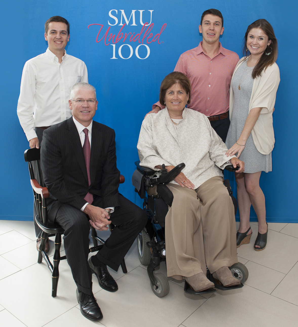 Templeton Family: (l. to r.) Nephew William Templeton, Richard Templeton, Mary Templeton, son Jim Templeton and daughter Stephanie Templeton.