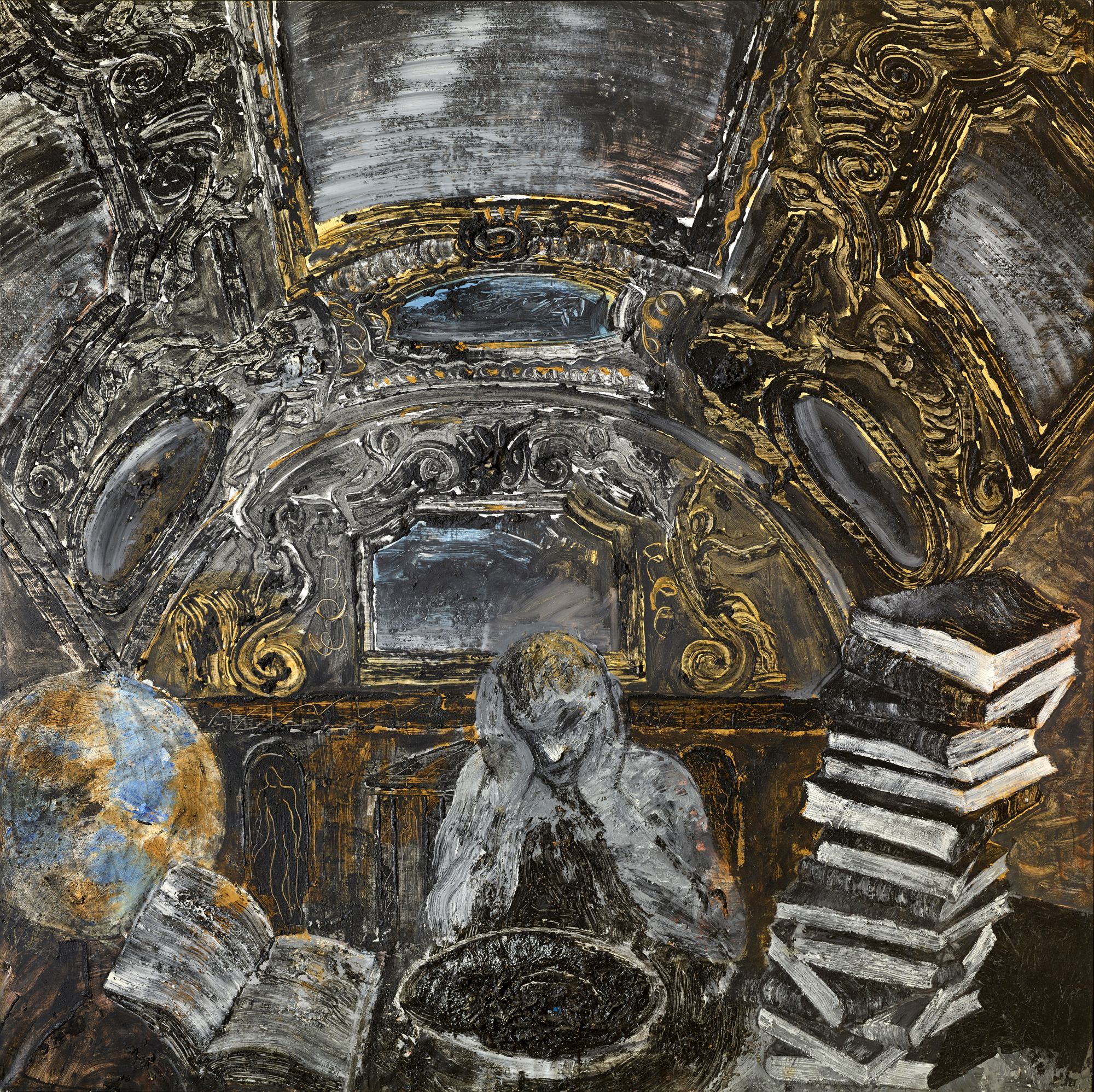 Miquel Barceló (Spanish, b. 1957), Sopa d’Europa (Soup of Europe), 1985. Mixed media on canvas. Meadows Museum, SMU, Dallas. Museum Purchase thanks to a Gift from Kaleta Ann Doolin and Alan Govenar in loving memory of Kaleta's mother, Mary Kathryn Doolin. MM.2014.01. Photo by Michael Bodycomb