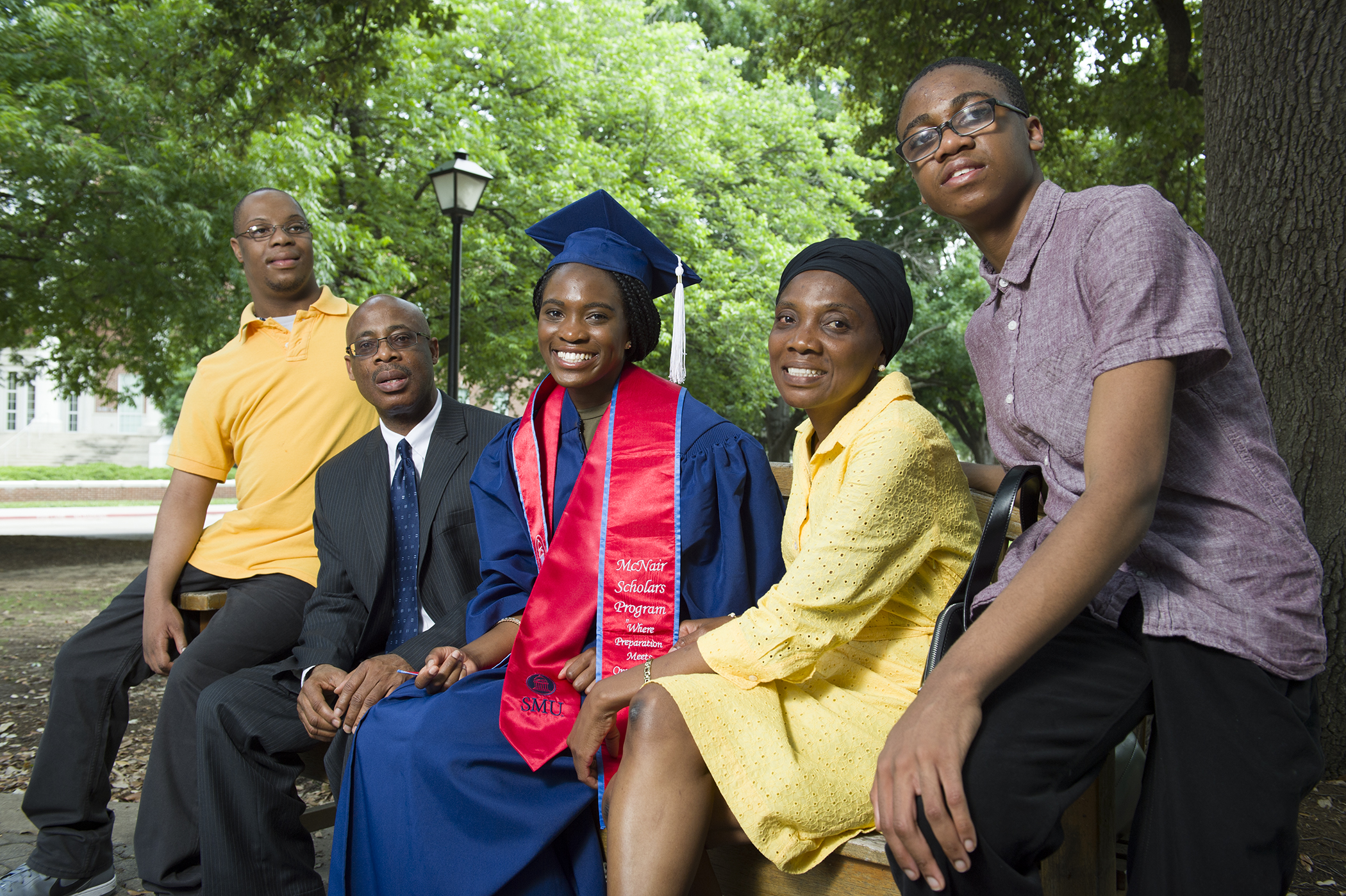 Femi, Emmanuel, Yewande, Caroline and Tayo Dada