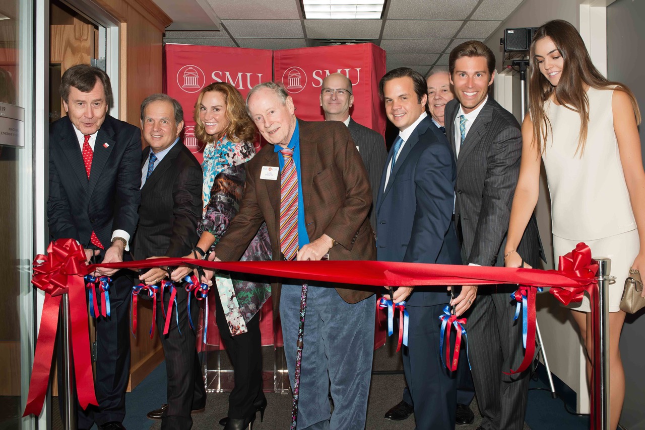 SMU Cox Sheffield Center ribbon-cutting