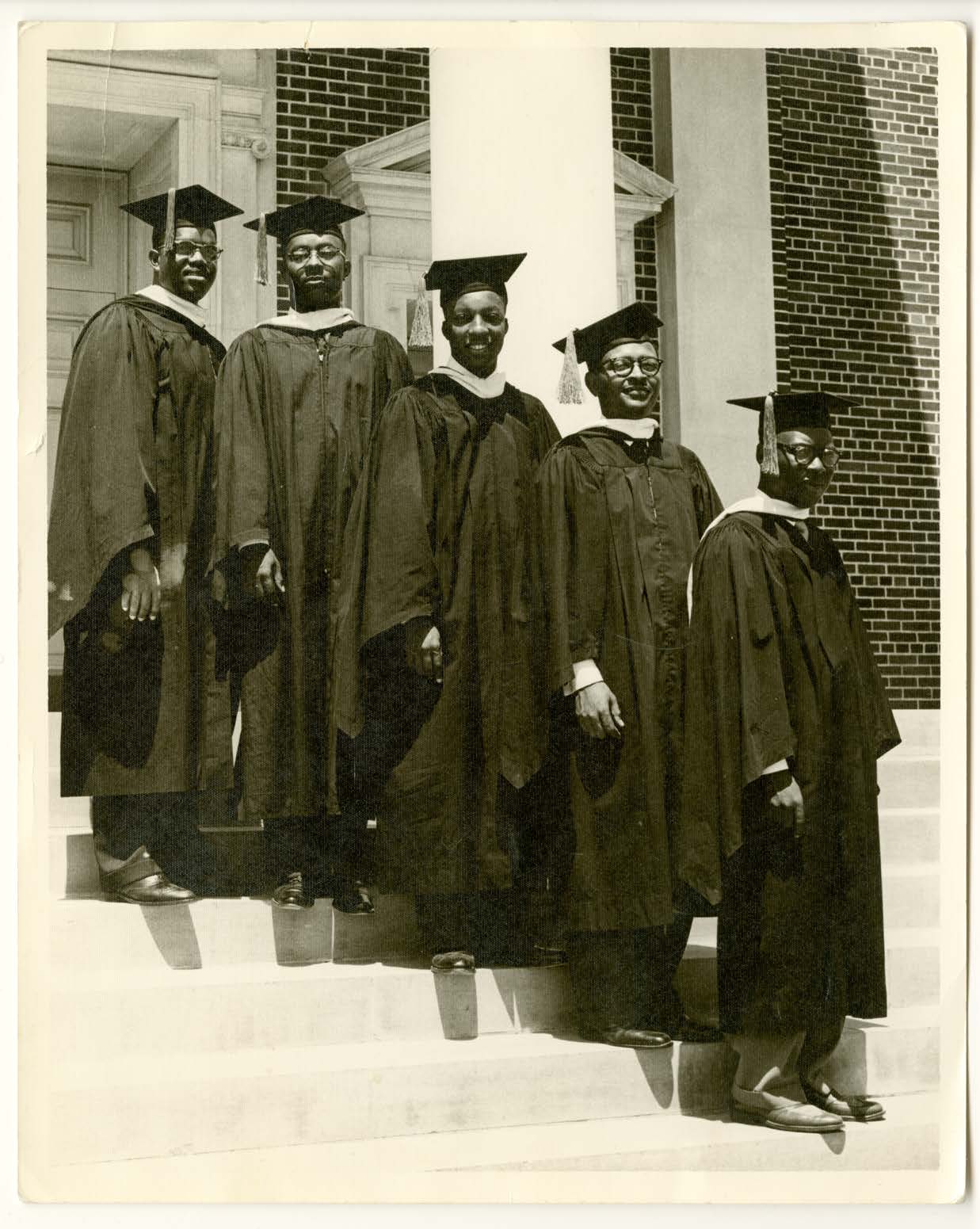 (l-r) James A. Hawkins, John W. Elliott, Negail R. Riley, A. Cecil Williams, and James V. Lyles