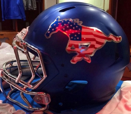 SMU Football Helmet