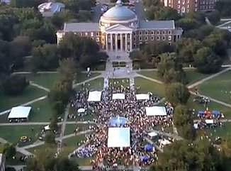 SMU Main Quad Aerial