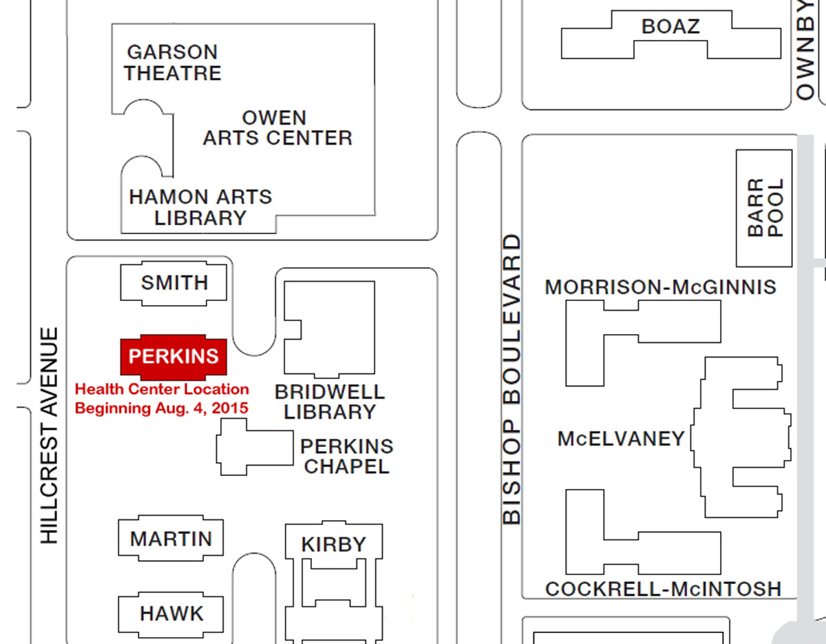 Health Center location