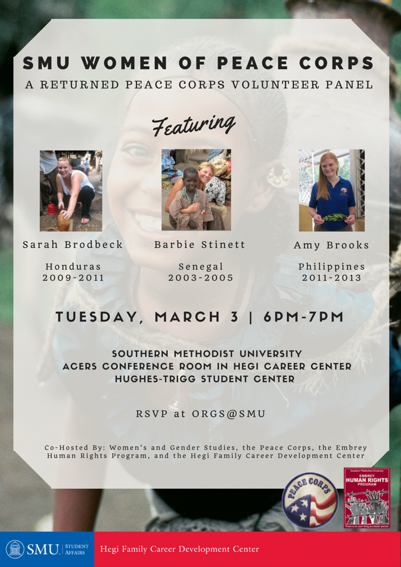 Peace Corps event at SMU