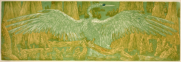 Bird of the Swamp by Janet Turner (American, 1914-1988).