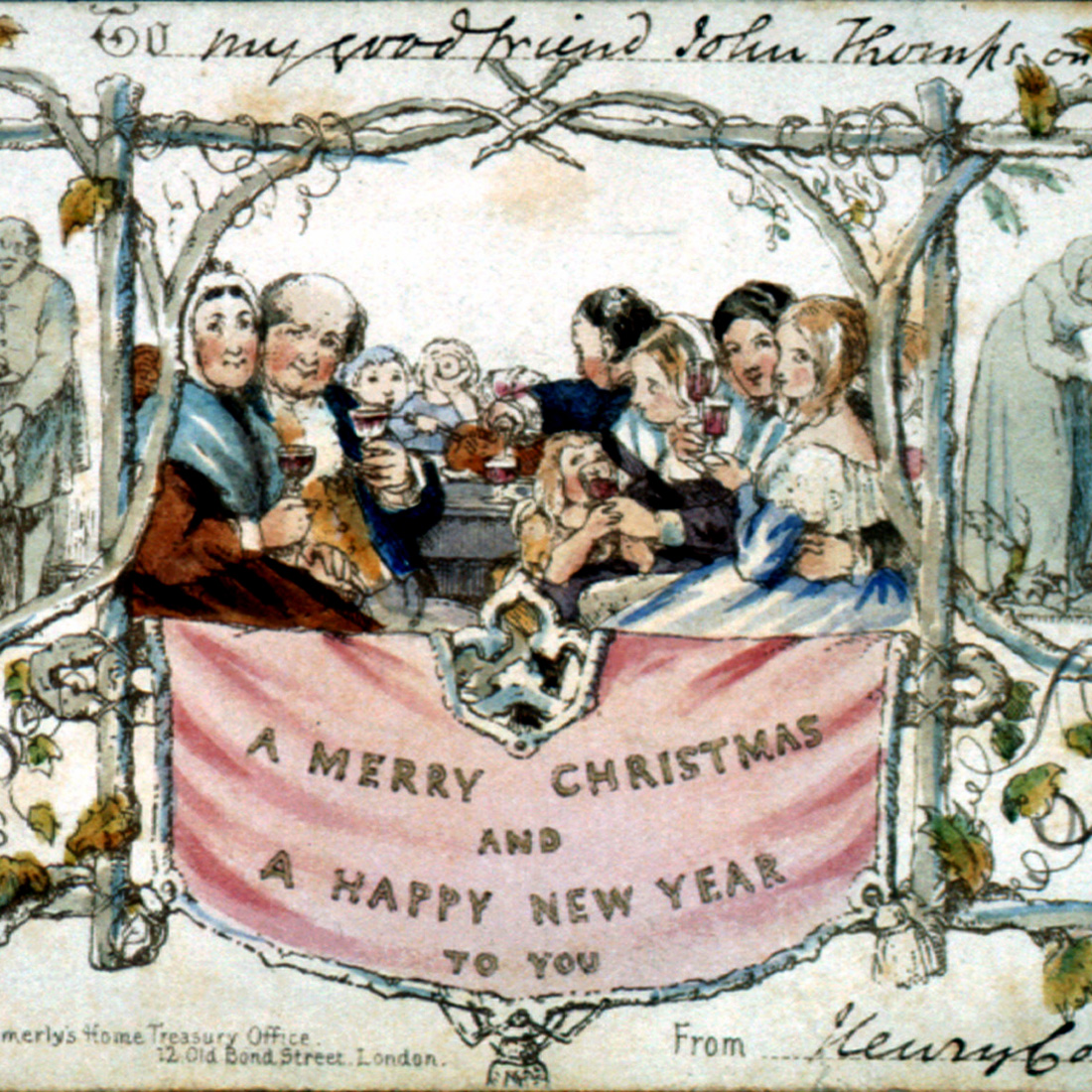 Oldest Christmas Card