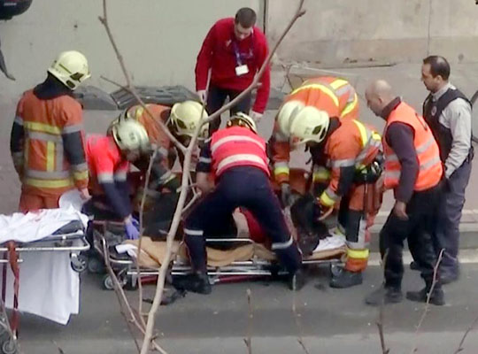 Brussels bombings - courtesy of The Associated Press