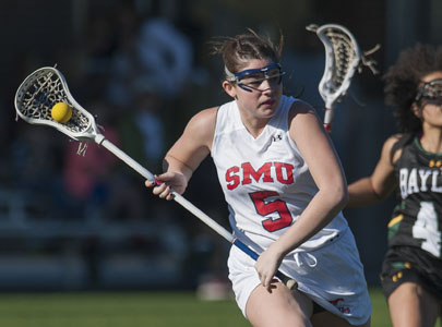 SMU Lacrosse player