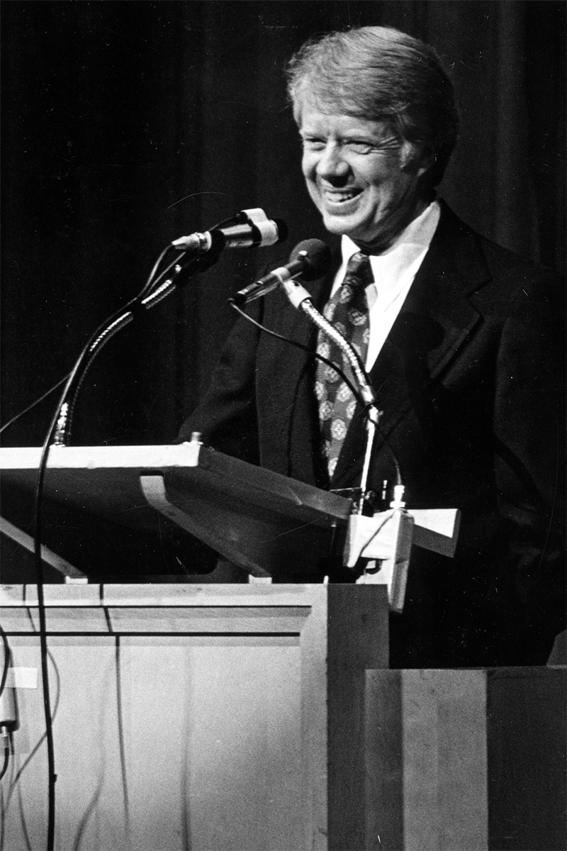 Jimmy Carter speaks at SMU