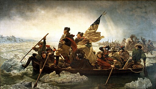 Washington Crossing the Delaware painting by Emanuel Leutze