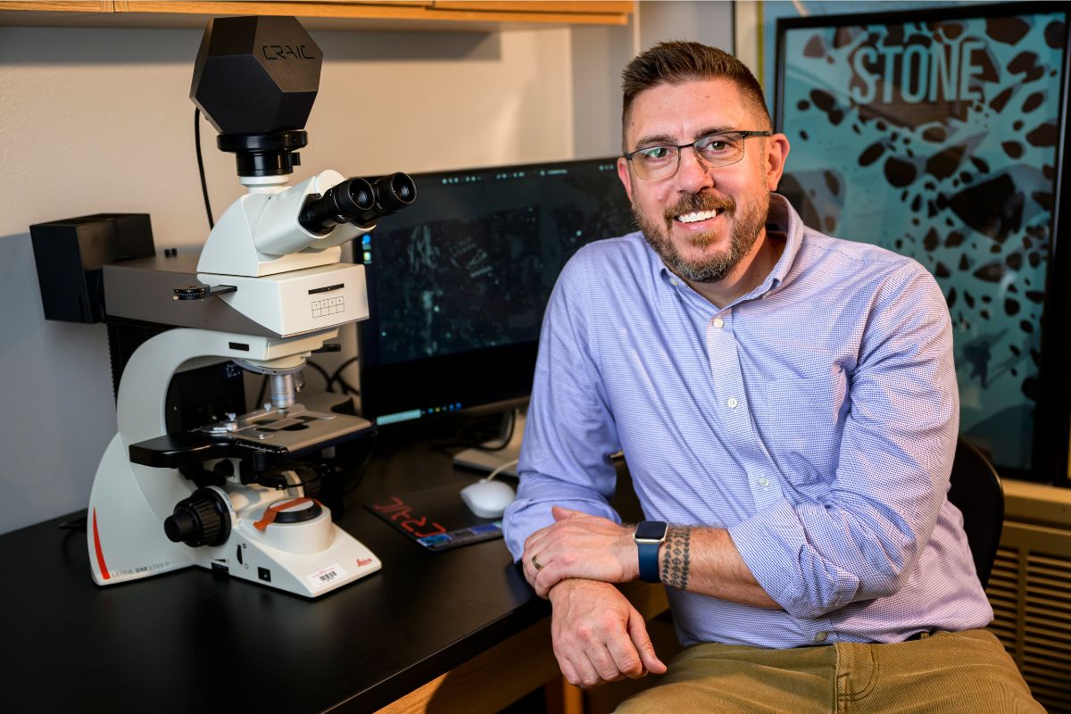SMU fire scientist Christopher Roos
