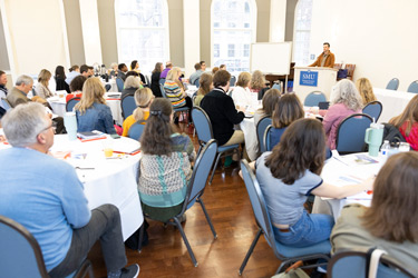 Jonathan Merritt speaks to conference