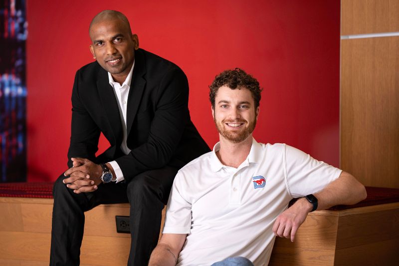 Chemistry researcher Ayesh Madushanka and computer science student Eli Laird developed SmartCADD to accelerate drug discovery.