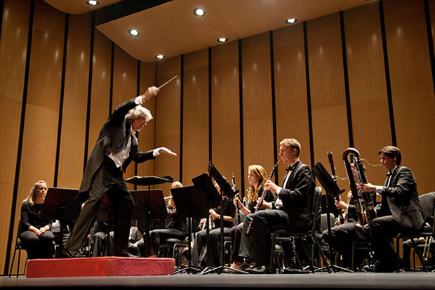 Jack Delany at the Meadows Wind Ensemble