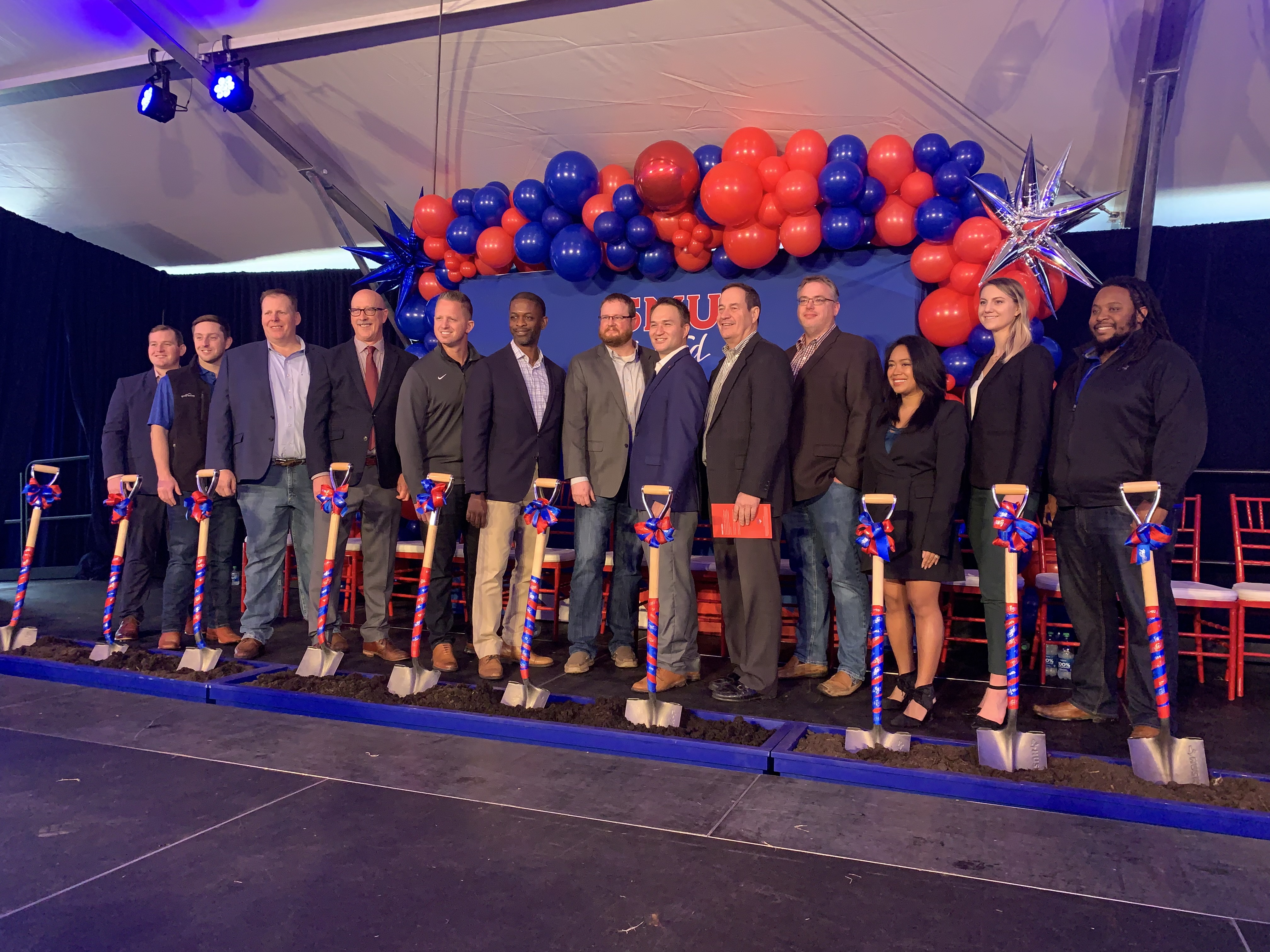 Garry Weber End Zone ground breaking